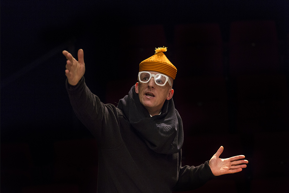 Production still for "A Social Service". David Woods. Photographer: Pia Johnson