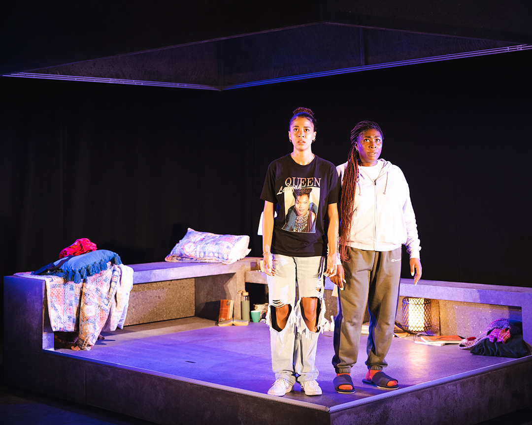 Production still for the 2023 Season of 'seven methods of killing kylie jenner". In photo: Chika Ikogwe and Iolanthe. Photographer: Wani Toa