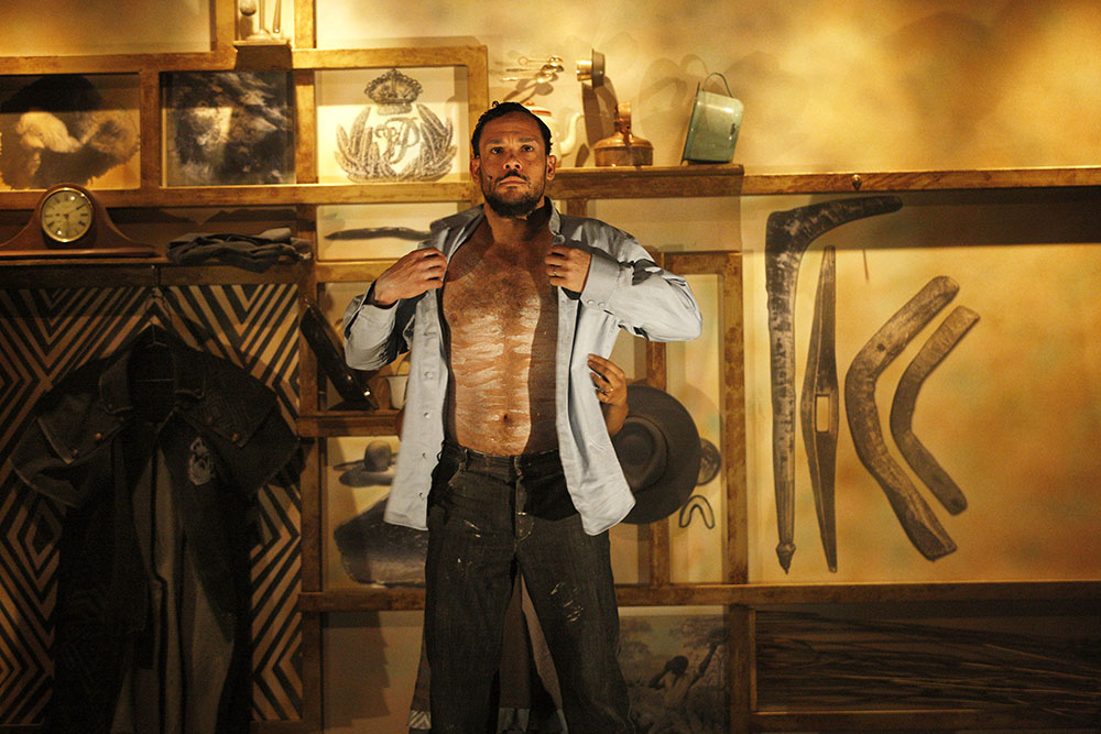 Production still for "One Night the Moon". Kirk Page. Photographer: Jeff Busby