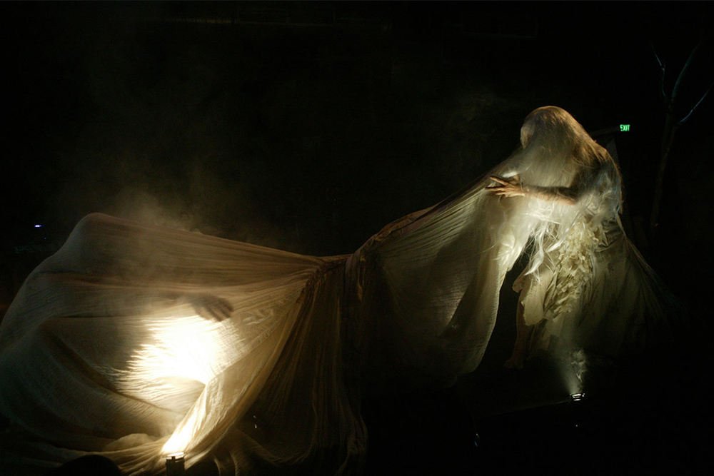 Production still for "DasSHOKU Hora!". Yumi Umiumare. Photographer: Jeff Busby