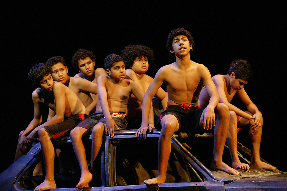 Production still for "Kin". Photographer: Jeff Busby