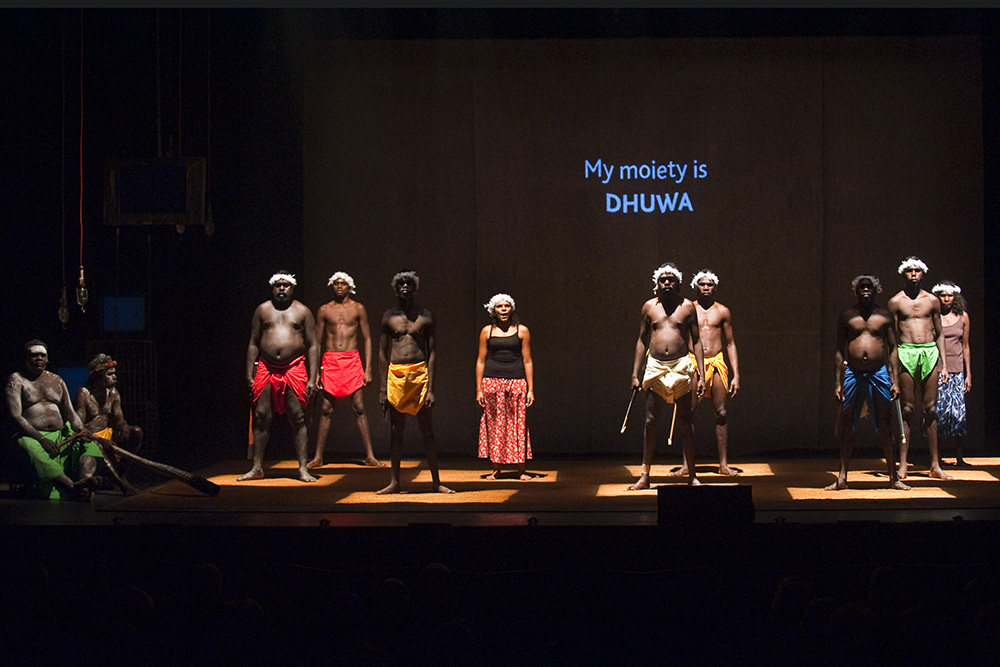 Production still for "Ngurrumilmarrmiriyu (Wrong Skin)". Photographer: Unknown  