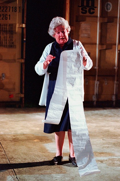 Production still for "Mavis Goes to Timor". Anne Phelan as Mavis Taylor. Photographer: Jon Green
