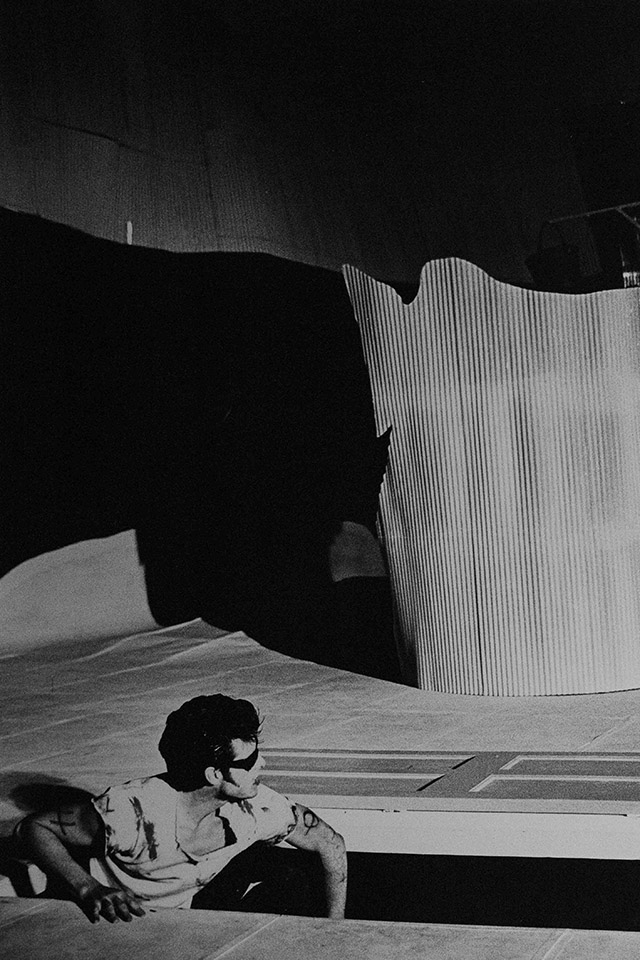 Production still from "A Stretch of the Imagination". Stephen Kearney as Monk O'Neill. Photographer: David B. Simmonds