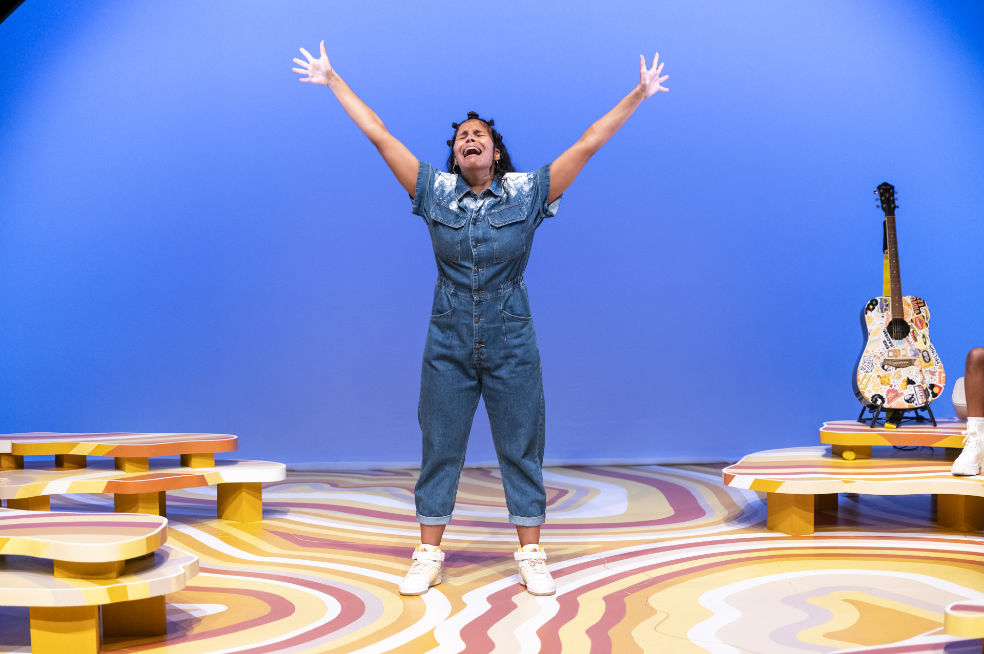 Production still for the 2024 Season of 'The Hate Race'. Zahra Newman. Photographer: Tiffany Garvie