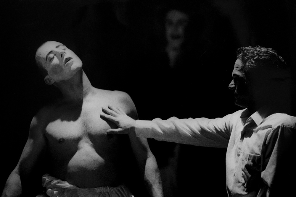 Production still for "Natural Life". L-R: Tom Wright, Jon Bode. Photographer: David Wilson