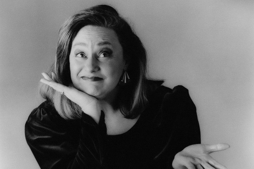 Production still for "Four Play". Deidre Rubenstein in "What's a Girl to Do?". Photographer: Jeff Busby