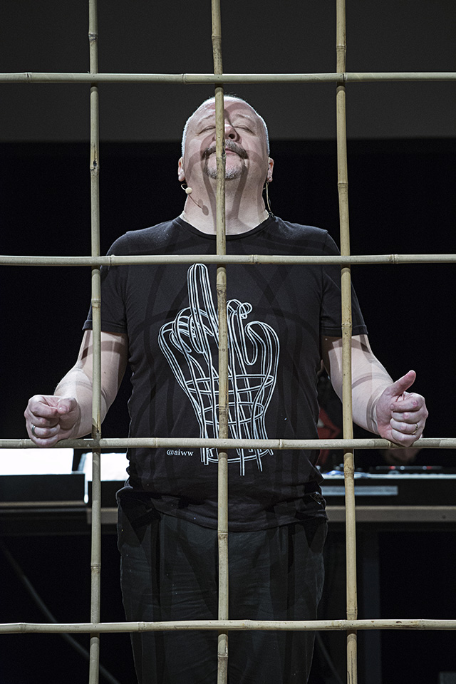 Production still for Amsterdam season of "Generation Jeans". Nicolai Khalezin. Photographer: Jan Boeve