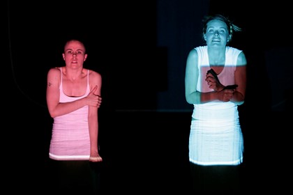Production still for "Melt". Kirstie McKracken, Stephanie Lake. Photographer: Jeff Busby