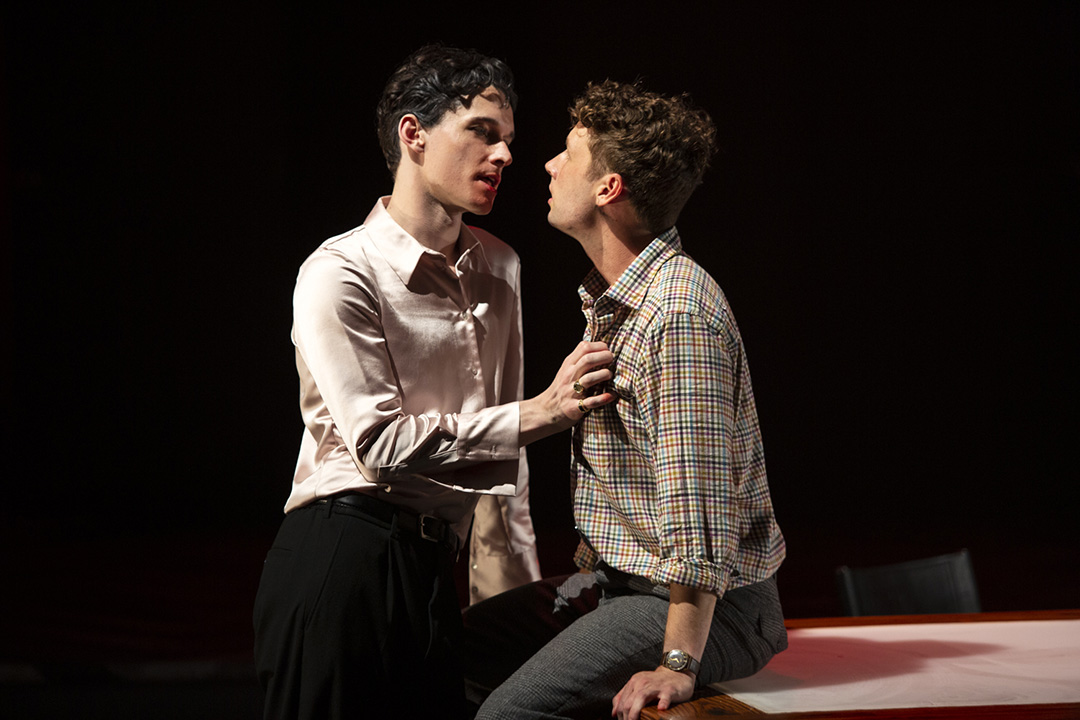 Production still for the 2023 Season of 'Nosferatu.' In photo: Keegan Joyce, Jacob Collins-Levy. Photographer: Pia Johnson