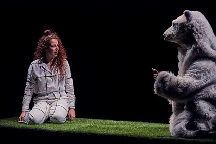 Production still for "Atomic". Clarisse Bonello. Photographer: Tim Grey