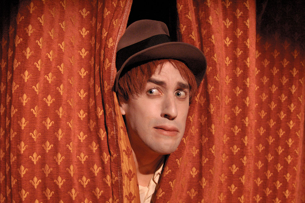 Production still for "The Black Swan of Trespass". Christopher Brown. Photographer: Brett Boardman