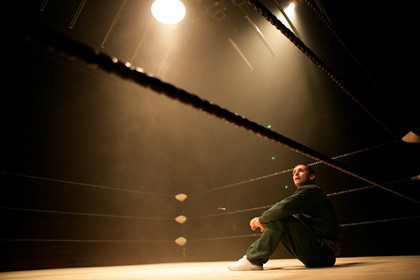 Production still for "Headlock". Byron Perry. Photographer: Jeff Busby