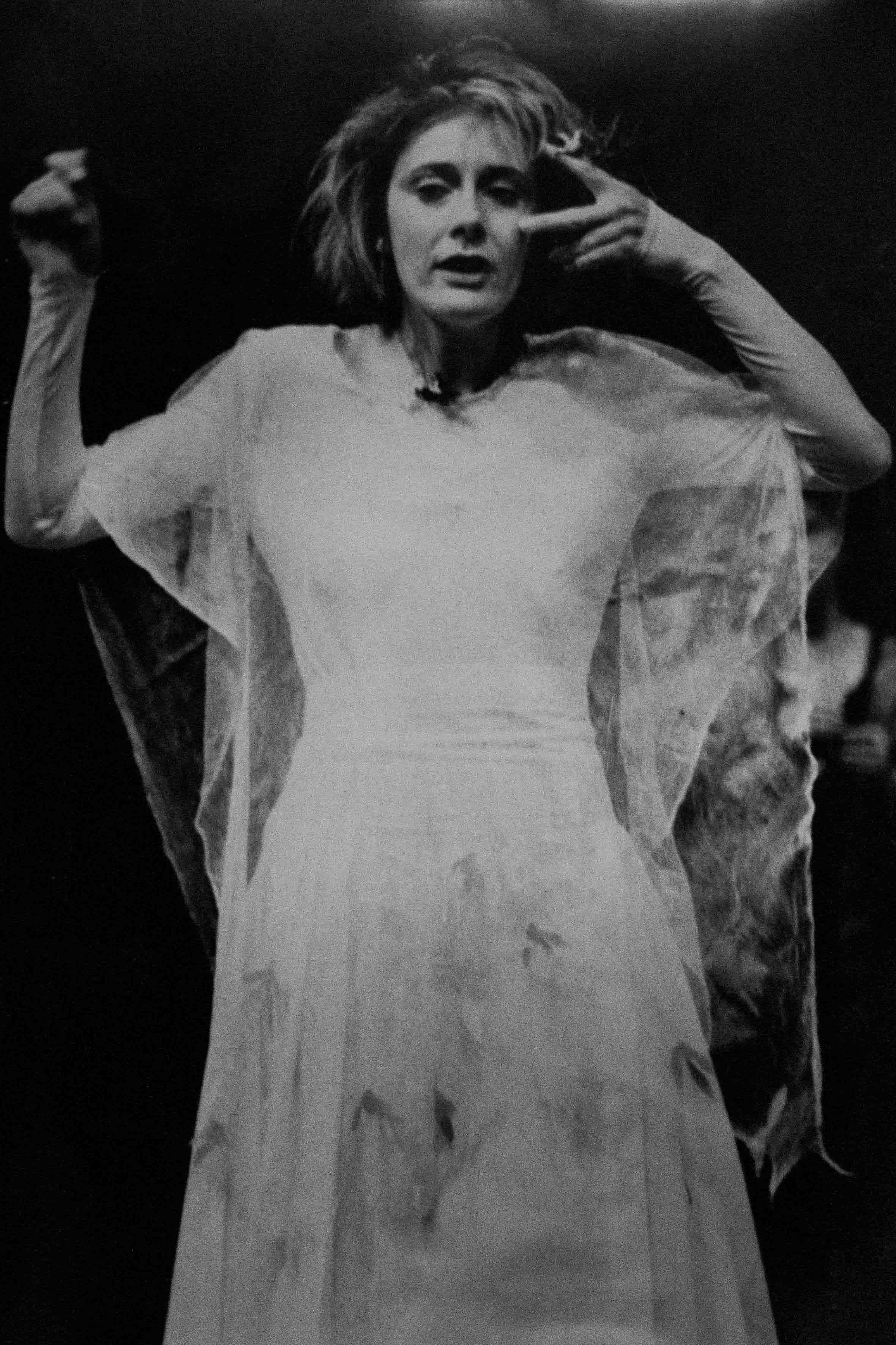 Production still for "Hamlet". Margaret Cameron as Ophelia. Photographer: David B. Simmonds