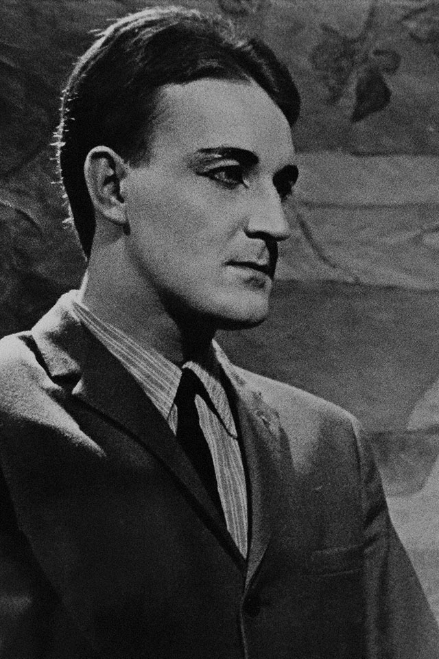 Publicity still for "Bertolt Brecht Leaves Los Angeles". William Gluth as Sharpless. Photographer: Jeff Busby