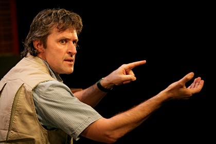 Production still for "The Pitch". Peter Houghton as Walter Weinermann. Photographer: Jeff Busby