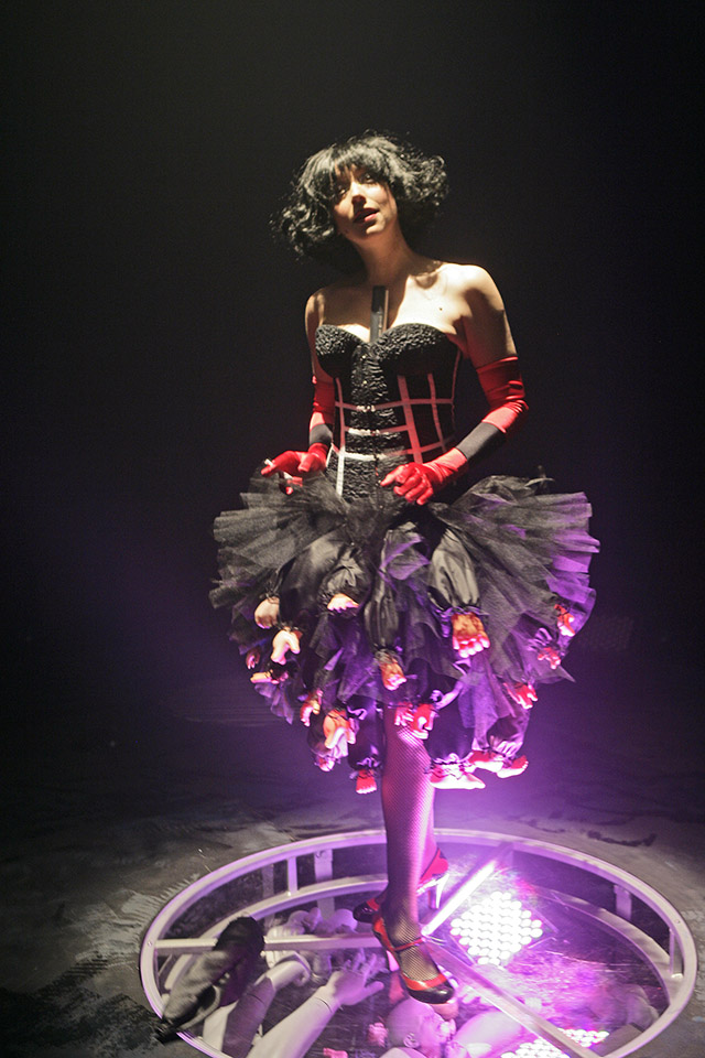 Production still for "Vamp". Meow Meow. Photographer: Jeff Busby