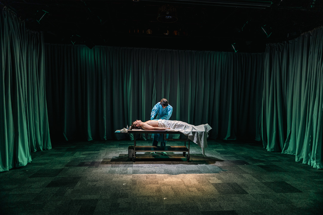 Production still for the 2023 season of 'Telethon Kid.' In photo: Max Brown and William Rees. Photographer: Tamarah Scott