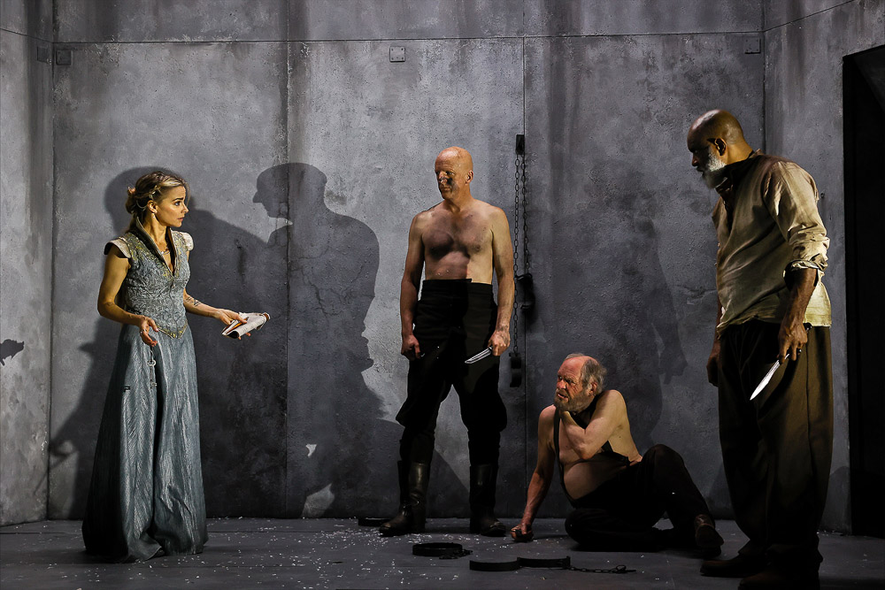 Photographer: Jeff Busby. In photo: Bojana Novakovic, David Woods, Jim Daly, and Tony Briggs.