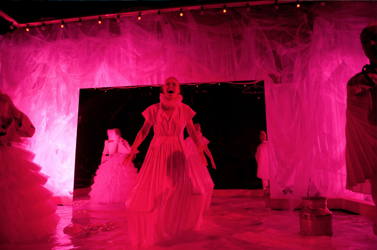 Production still for "Orlando". Dana Miltins. Photographer: Sarah Walker