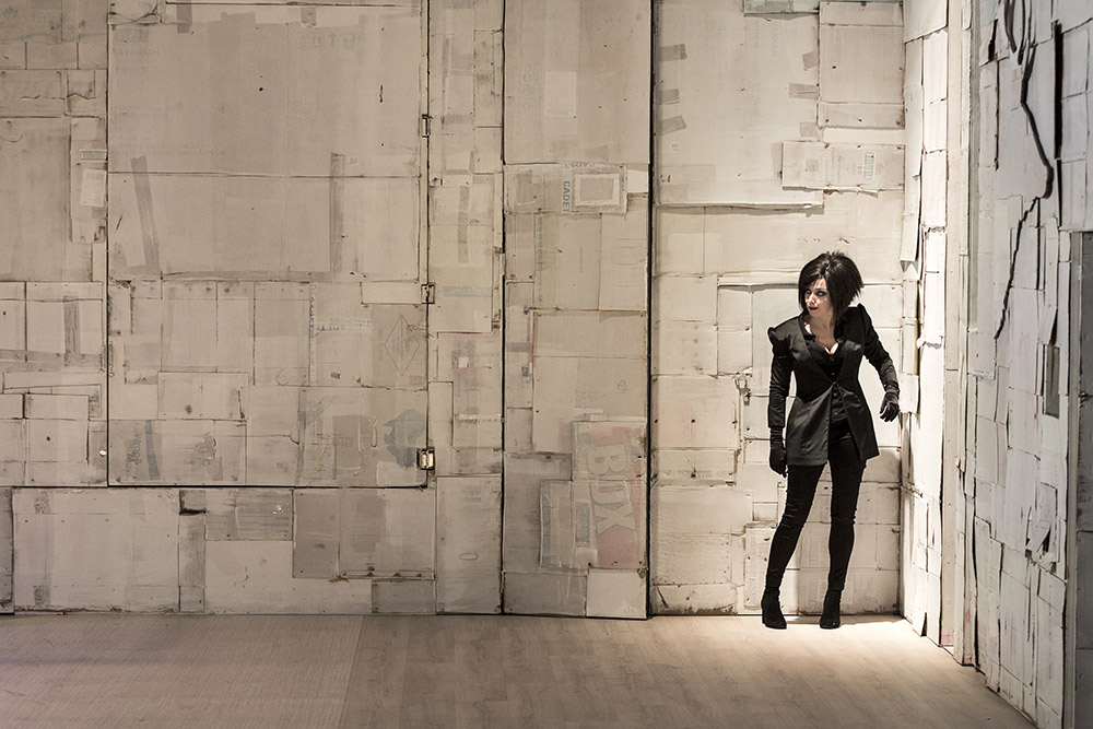 Production still for "Black Rider: The Casting of the Magic Bullets". Meow Meow. Photographer: Pia Johnson