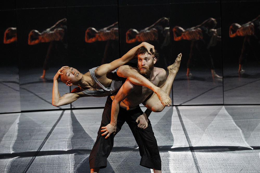Production still for "247 Days". L-R: James Pham, Leif Helland. Photographer: Jeff Busby