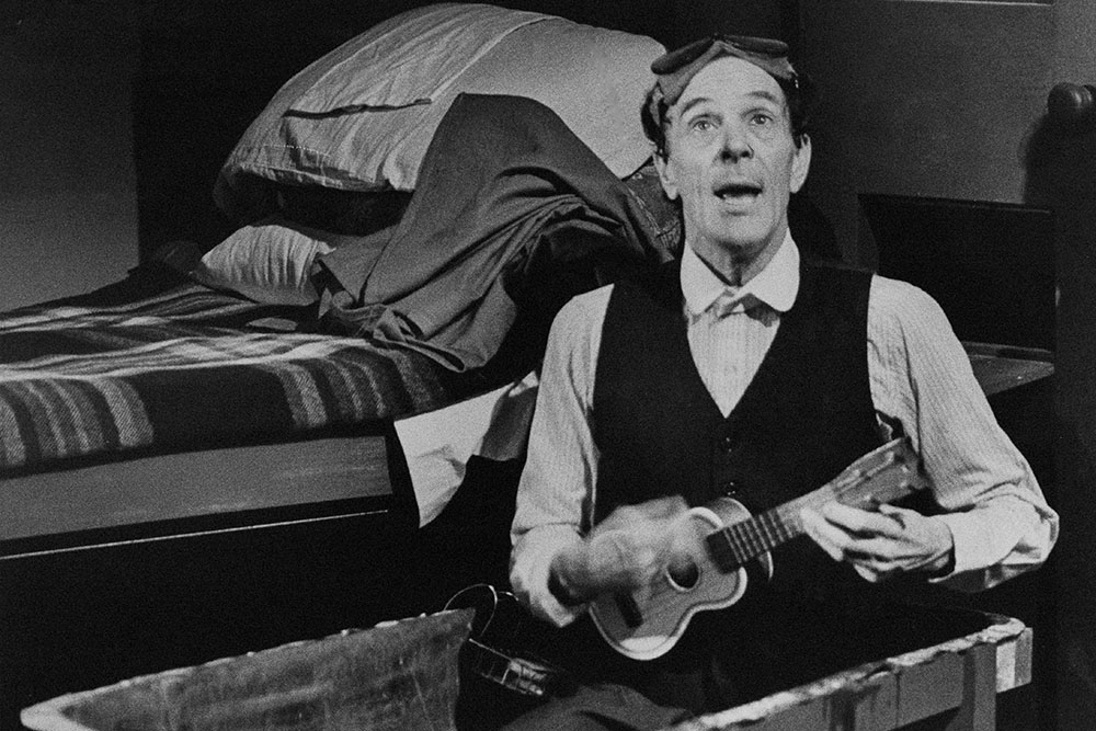 Production still for "Graeme King Lear". Roy Baldwin as Graeme. Photographer: Vikki Driscoll