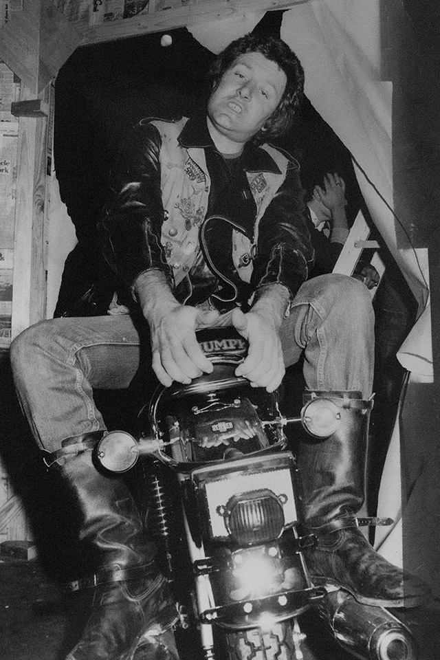 Production still for "Freaks". John Wood as Spider. Photographer: David Parker