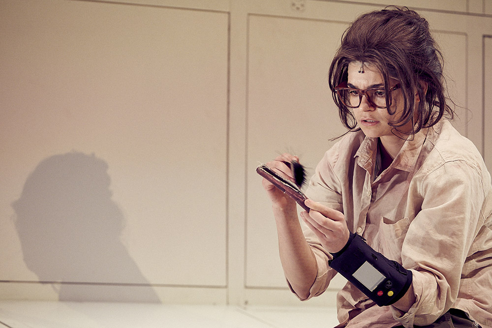 Production still for "Blackie Blackie Brown: Traditional Owner of Death". Tahlee Fereday. Photographer: Tim Grey