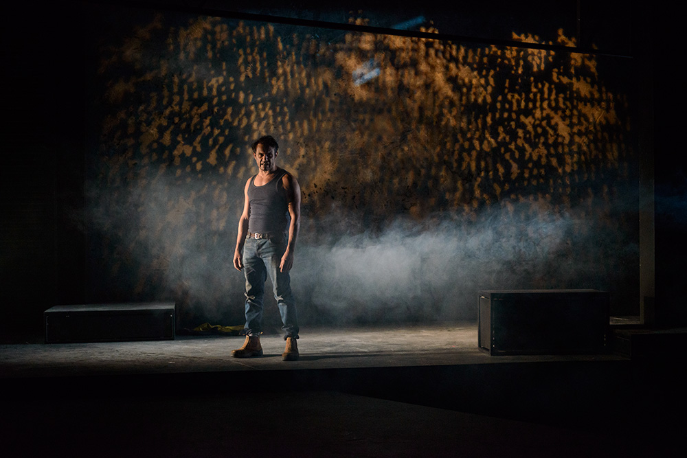 Production still for "Heart is a Wasteland". Aaron Pedersen as Dan. Photographer: Deryk McAlpin