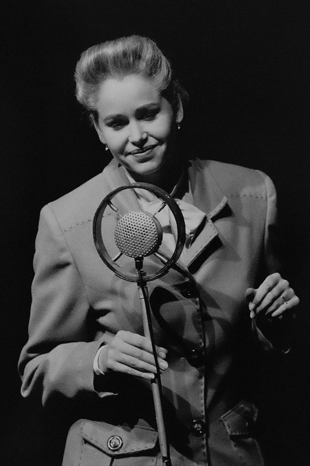 Production still for "Pacific Union". Joanne Canning as Carolyn Anspacher. Photographer: Jeff Busby