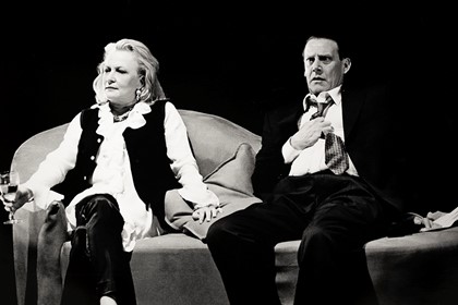 Production still for "Post Felicity". L-R: Kate Fitzpatrick as Madeleine James, D.J. Foster as Kurt Arrons. Photographer: Jeff Busby