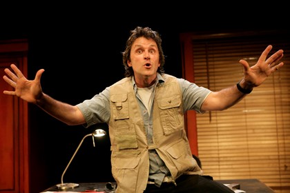 Production still for the return season of "The Pitch". Peter Houghton as Walter Weinermann. Photographer: Jeff Busby